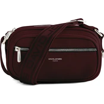 Kabelka David Jones Dámská crossbody kabelka CM6907A Bordeaux + 2 měsíce na vrácení zboží