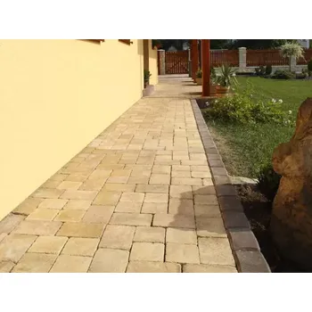 Stavební materiál BEST Zámková dlažba LEGENDA I. výška 80 mm colormix Sahara