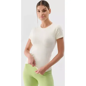 Dámské funkční triko 4F 4FWSS25TFTSF1270 OFF WHITE XS-S