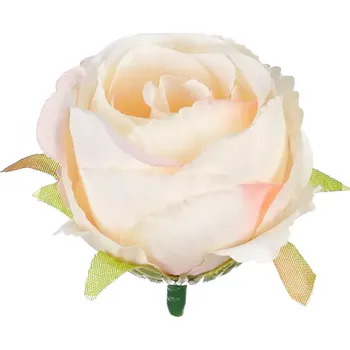 umělá květina Růže květ 12 ks KN7000 CRM - SLEVA 3% s kodem radost25