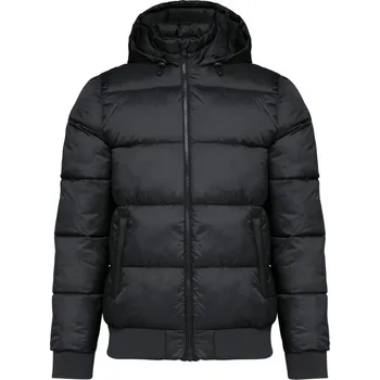 pracovní bunda Kariban Bunda s kapucí Kariban K6166, ripstop, zateplená COT20616600201-black S Černá