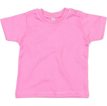 Chlapecké kalhoty Babybugz Tričko BZ02, krátký rukáv, dětské COT710002t2475-bubble gum Růžová bubble gum 3-6