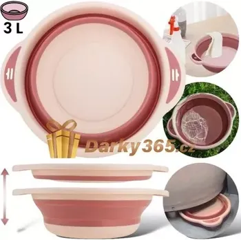 Sáček na potraviny Silikonová skládací mísa 3L