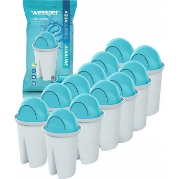 Filtrace vody Filtrační vložka do filtrační konvice Wessper AquaClassic Alkaline, 12 ks