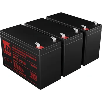 Záložní baterie EBM KIT 1000W - baterie T6 Power, , baterie do UPS, EZS, EPS