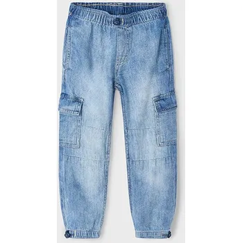 Chlapecké kalhoty Chlapecké cargo kalhoty Mayoral 3573 barva: modrá, Rozměr: 104