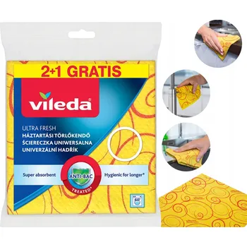 Utěrka HADŘÍK VILEDA 3D UNIVERZÁLNÍ UTĚRKA 3 KUSY