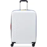 Cestovní kufr Delsey X Benetton United 65 cm 376981057 - bílý 69 l