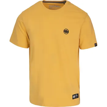 Oblečení a móda PitBull West Coast - pánské triko SMALL LOGO 170 žluté M