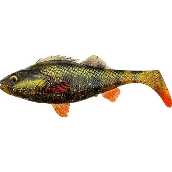Umělá nástraha Savage Gear Gumová Nástraha 4D Perch Shad Bulk Motoroil 20cm 94g VÝPRODEJ