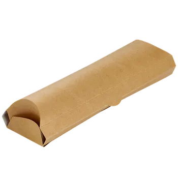 Jednorázové nádobí EcoPack Papírová kapsa EKO na wrap / tortillu 200x70x55 mm hnědá ideal pack® bal/50 ks Balení: 250