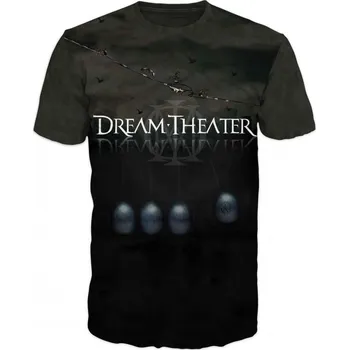 Pánské tričko metalove-tricko-Dream-Theater-tmave velikost: 5XL - šířka 67 cm, délka 78 cm