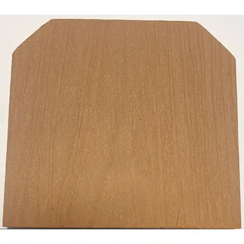 Plotovka Plotovky z WPC 150x12 s tříhrannou hlavou Teak Délka WPC plotovky: 500 mm