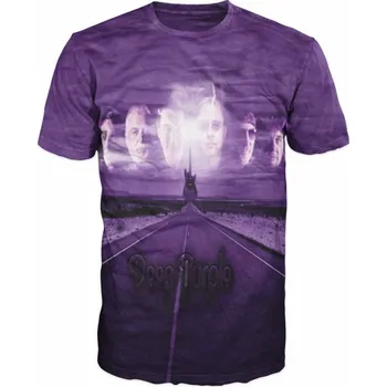 Pánské tričko rockove tricko Deep Purple velikost: 3XL - šířka 60 cm, délka 76 cm