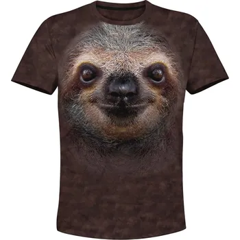 Pánské tričko tricko lenochod dvouprstý 3d velikost: 5XL - šířka 67 cm, délka 78 cm