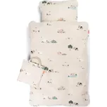 DONE BY DEER povlečení Tiny farm baby písková