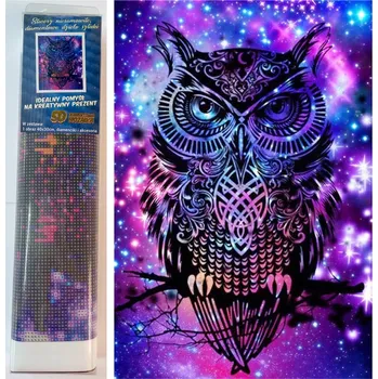 Norimpex Diamantový obrázek malování 30x40cm - Magická sova