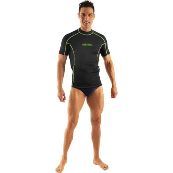 Pánské tričko Seac sub Neoprenové triko SeacSub Fit Short 2.0 černé Velikost: L