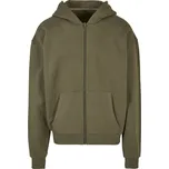 Build your Brand Mikina BY 192 s kapucí na zip COT56019255005-olive 2XL Olivová