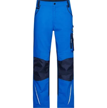 montérky James & Nicholson Kalhoty Strong JN 832 do pasu COT02832X885o9-royal/navy 64 Modrá/navy