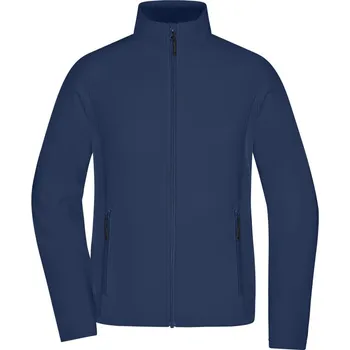 pracovní bunda James & Nicholson Bunda JN 1859, fleecová, dámská COT02185985700-navy/navy Navy XS