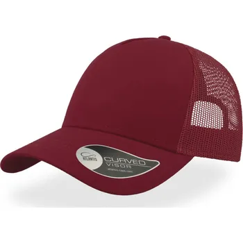 Pracovní přilba Atlantis Headwear Kšiltovka Rapper Trucker, 5 panelová COT338020z7399-burgundy/bu UNI Burgundová
