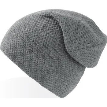 Pracovní přilba Atlantis Headwear Čepice Snobby, pletená COT33020807699-grey Šedá UNI