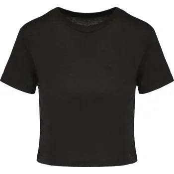 pracovní tričko Kariban Tričko Kariban PA4022 crop top, krátký rukáv, dámské COT20402200205-black 2XL Černá