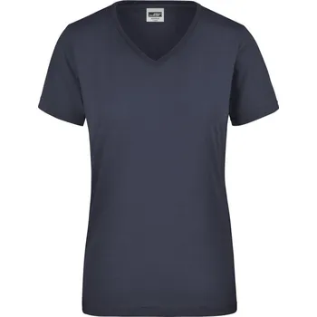 Pracovní oblečení James & Nicholson Tričko JN 837, krátký rukáv, dámské COT02083700304-navy XL Navy
