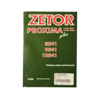Oprava karosérie Zetor Proxima 8541 10541 Katalog Dílů Polský MZR 30936