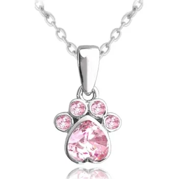 Šperk Stříbrný náhrdelník s tlapkou JMAD0029PN38