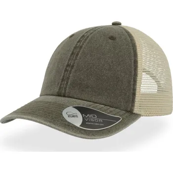 Pracovní přilba Atlantis Headwear Kšiltovka Case Trucker, 6 panelová COT33507055099-olive Olivová UNI