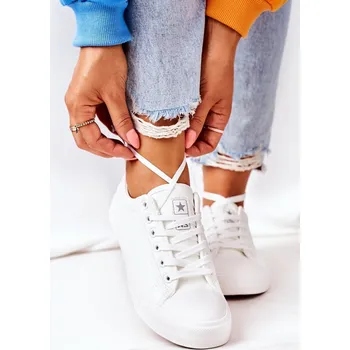 Dámské tenisky EVENTO Dámské Kožené Tenisky Mega Barva: Bílá, Velikost: 41