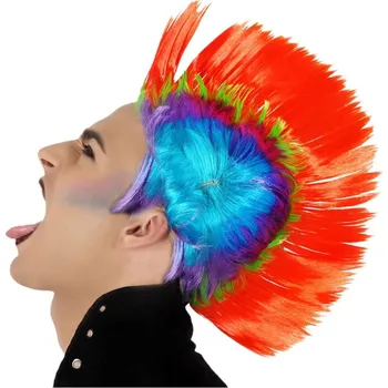 Karnevalová paruka Falanzo Carnival Paruka ke kostýmu Punkový Vícebarevná