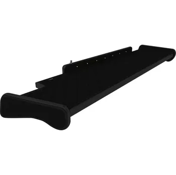 Polička dlouhá MAN TGX, LED, černá koženka