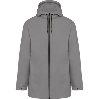pracovní bunda Kariban Větrovka s kapucí Kariban K6153, unisex COT20615364002-silver M Stříbrná