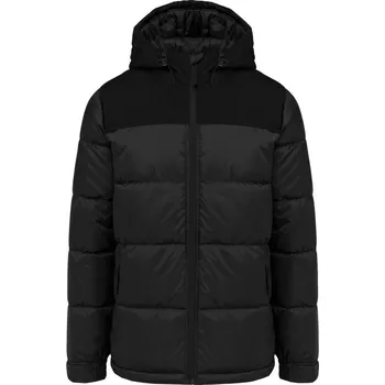 pracovní bunda Kariban Bunda s kapucí Kariban K6163, prošívaná, zateplená COT20616300205-black 2XL Černá