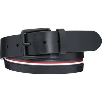 Opasek Tommy Hilfiger Pánský kožený opasek AM0AM12813BDS 100 cm + 2 měsíce na vrácení zboží