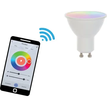 Žárovka OMNILUX LED GU10 RGB/WW/CW WiFi