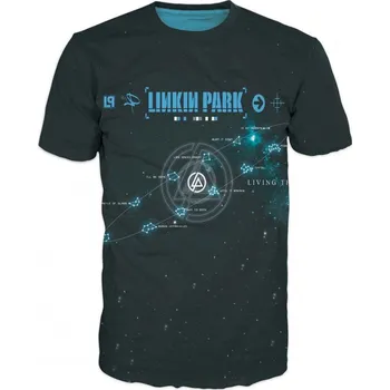 Pánské tričko rockove tricko Linkin Park velikost: 5XL - šířka 67 cm, délka 78 cm