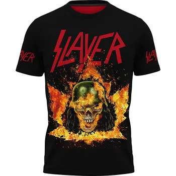 Pánské tričko thrashmetal-tricko-Slayer velikost: 5XL - šířka 67 cm, délka 78 cm