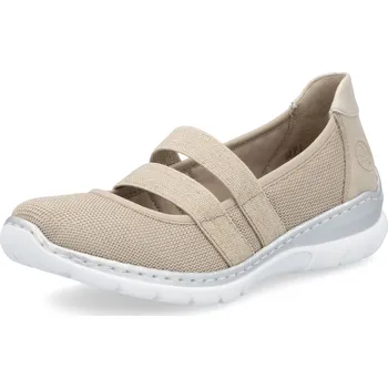 Dámské polobotky DÁMSKÉ POLOBOTKY RIEKER L3281-62 BÉŽOVÁ Barva: BÉŽOVÁ, Velikost: 37