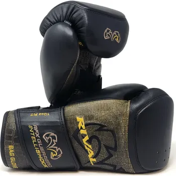 Boxerské rukavice Pytlové rukavice Rival RFX-Guerrero Intelli-Shock Bag Gloves Croc Skin Edition Barva: Černá, Velikost: 10oz