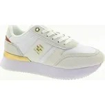 TOMMY HILFIGER Dámské kožené tenisky ecru FW0FW08475-YBL-245 Velikost 37