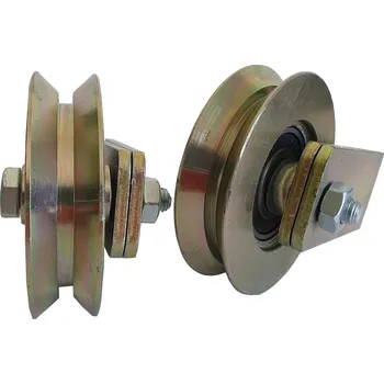 Pojezdové kolečko Kladka kovová s V drážkou 89mm