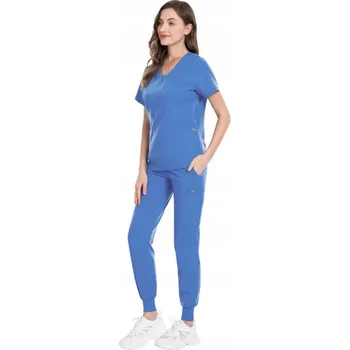 Dámská zdravotnická souprava SCRUB UNIFORM MODEL HEAL, barva SVĚTLE MODRÁ, velikost XXL