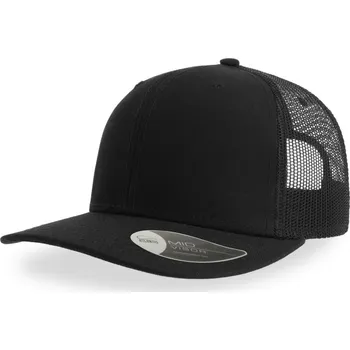 Pracovní přilba Atlantis Headwear Kšiltovka Sonic Trucker, 6 panelová COT33021000299-black Černá UNI