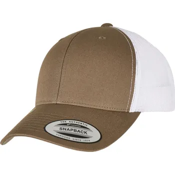 Pracovní přilba Flexfit Kšiltovka 6606RT/6606TR Trucker, 6 panelová COT5506RTp5699-olive/white UNI Olivová/bílá