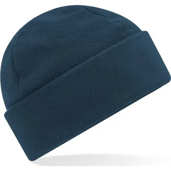 Pracovní přilba Beechfield Čepice B 243R Recycled s manžetou, fleecová COT53243R58099-petrol UNI Petrolejová