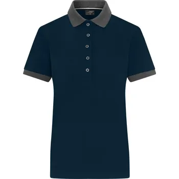 Pánské tričko James & Nicholson Polokošile JN 1303, kontrastní, krátký rukáv, dámská COT021303s5101-navy/anthra S Navy/melír antracitová